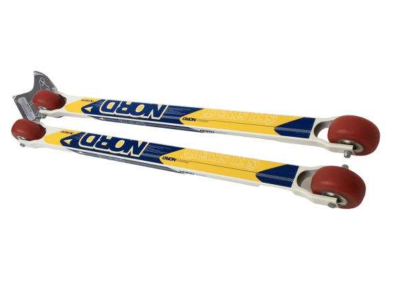 Лыжероллеры для классического хода SkiSkett Nord (красные колеса)