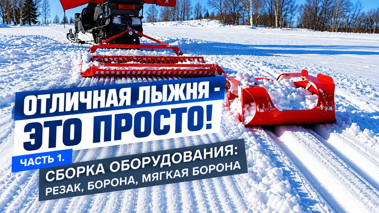 Отличная лыжня — это просто! Часть 1. Сборка оборудования